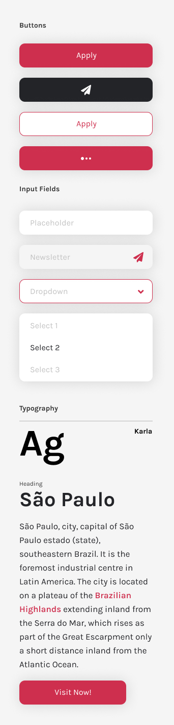 Buttons & Text